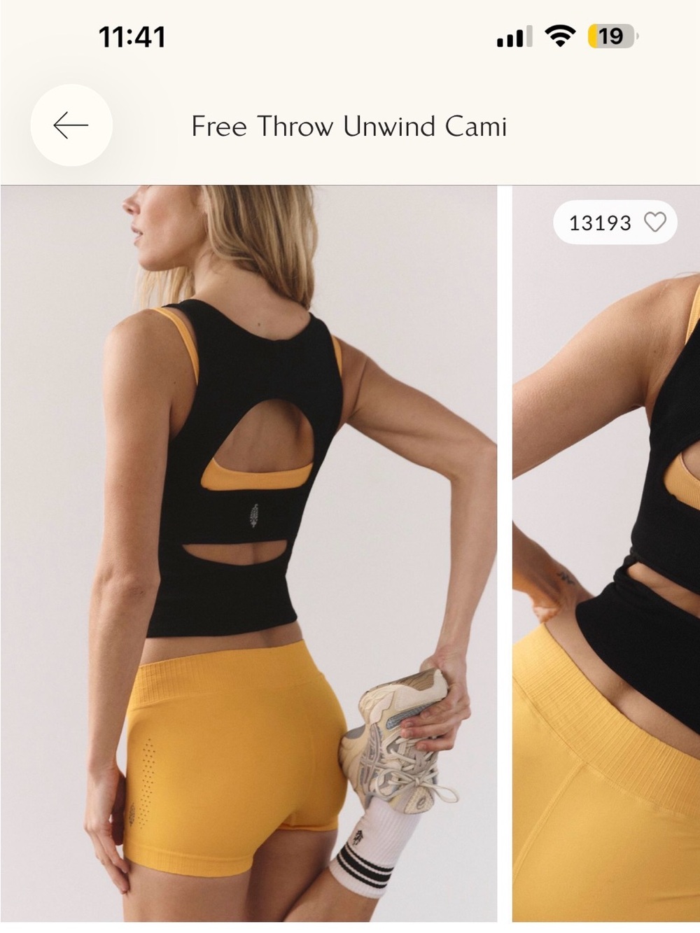 BNWT Free People Movement Free Throw Cami in Sage